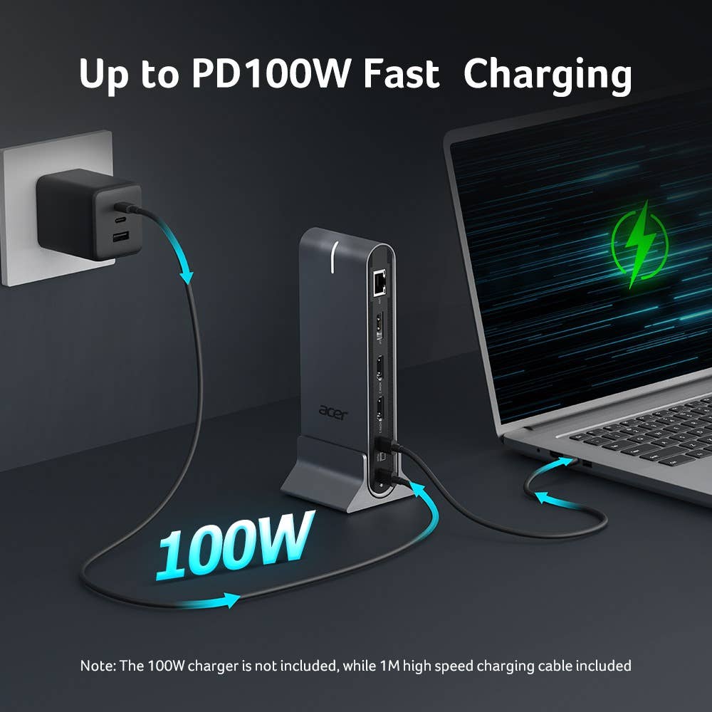 Acer USB-C universeel dockingstation 15-in-1