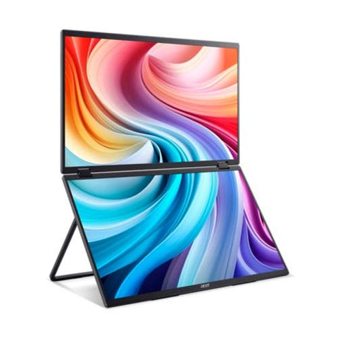 Acer PD3 Dual-screen Foldable Laptop Monitor | PD193QE | Black
