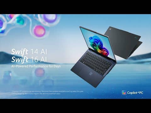 Acer Swift 16 AI OLED Ordinateur portable ultrafin  | SF16-51 | Noir