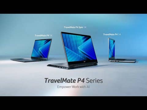 Acer TravelMate P4 Spin 14 Portátil convertible | TMP414RN-55-TCO | Azul