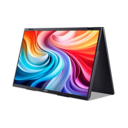 monitor portatile pieghevole Acer PD3 a doppio schermo | PD193QE | Nero