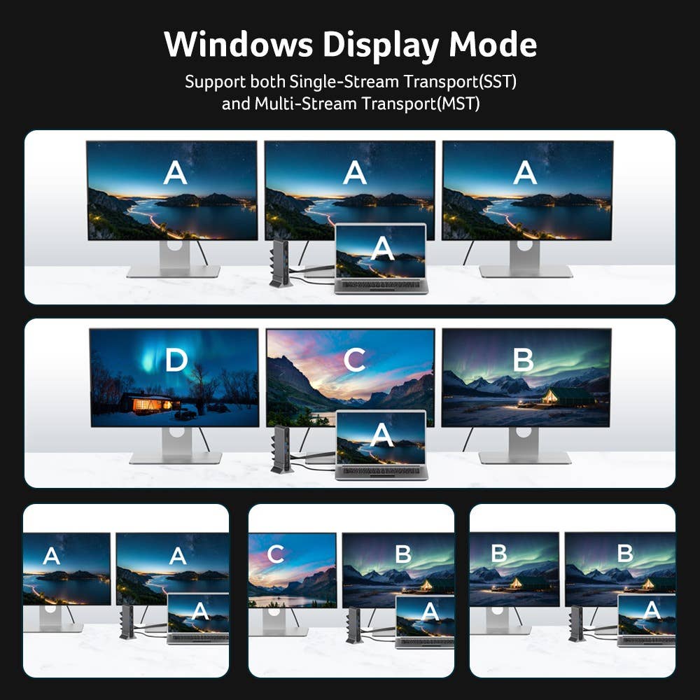 Acer USB-C universeel dockingstation 15-in-1