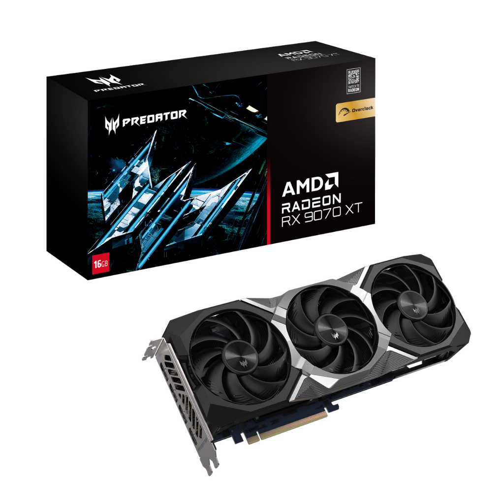 Predator BiFrost Grafische Kaart RX 9070 XT OC 16GB