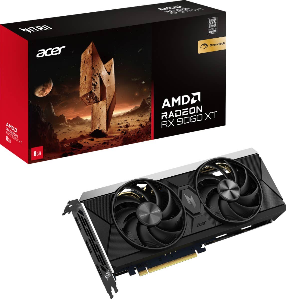 Acer Nitro Graphics Card Radeon™ RX 9060 XT OC 8GB