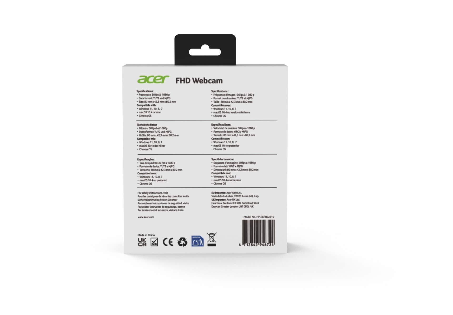Acer FHD-webcam